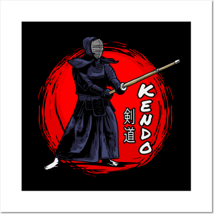 Kendo Aikido Martial Arts Fighter Posters and Art